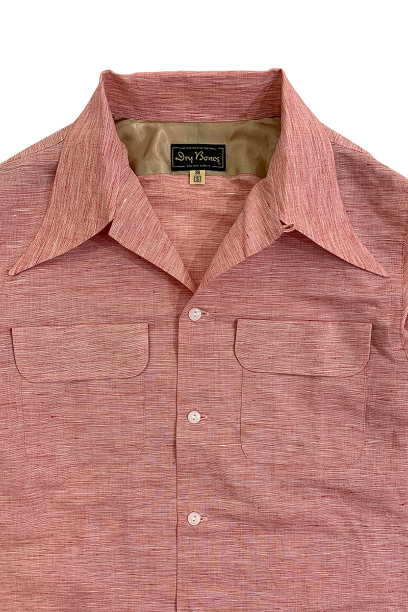 Linen 2 flap open shirt
