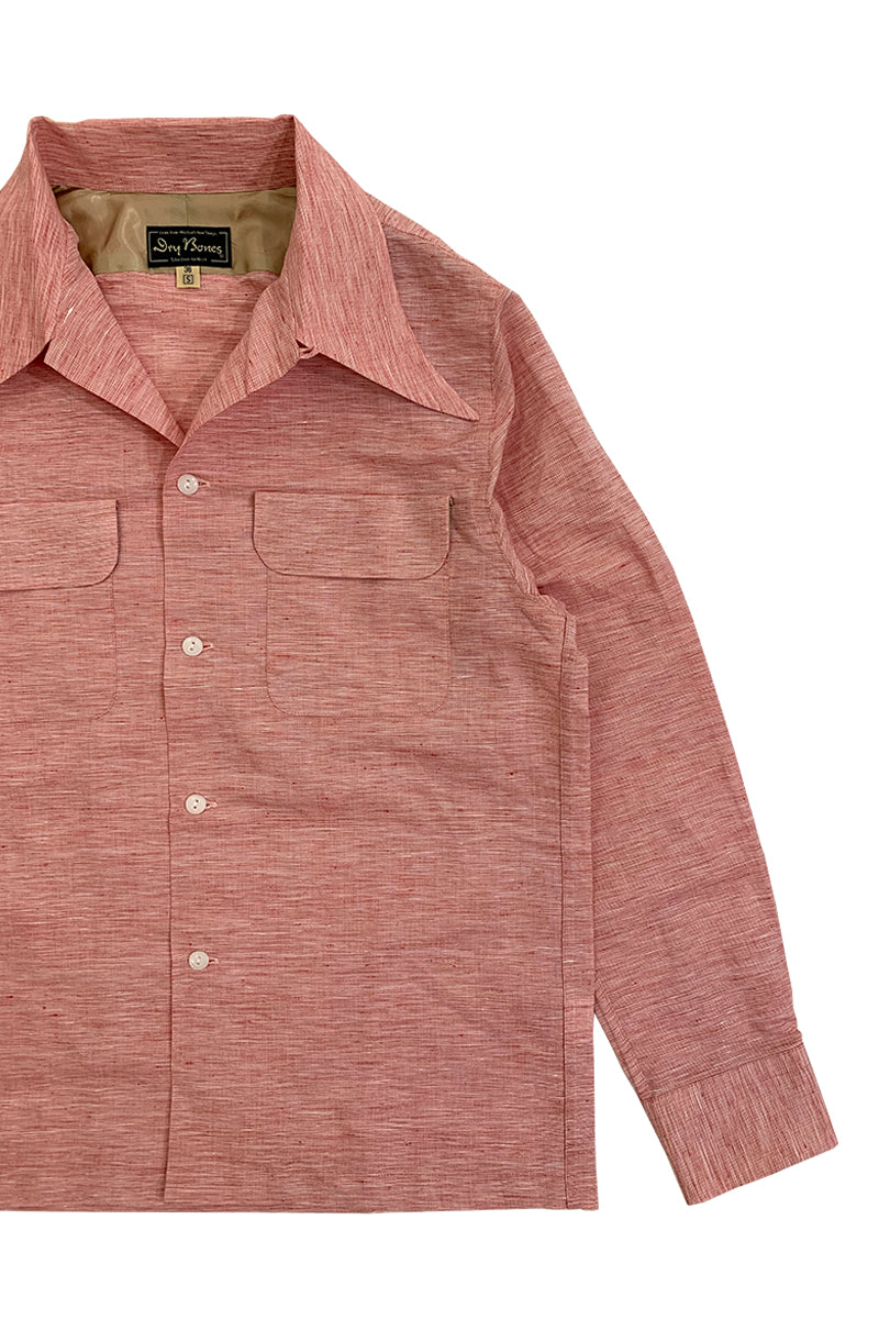 Linen 2 flap open shirt