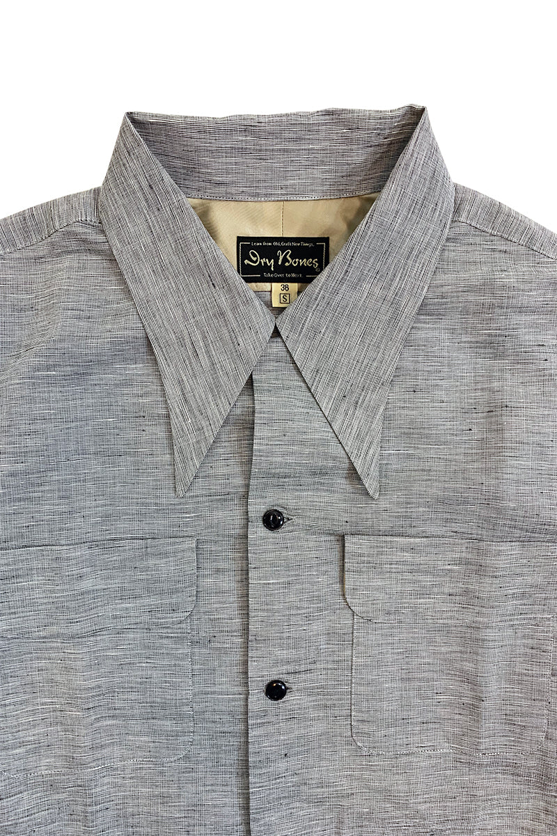 Linen 2 flap open shirt
