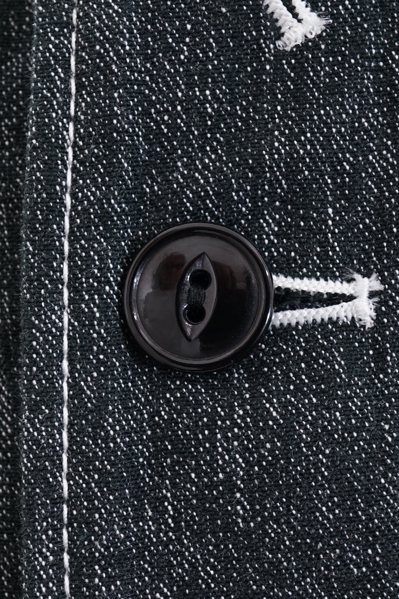 Black Chambray Work Vest
