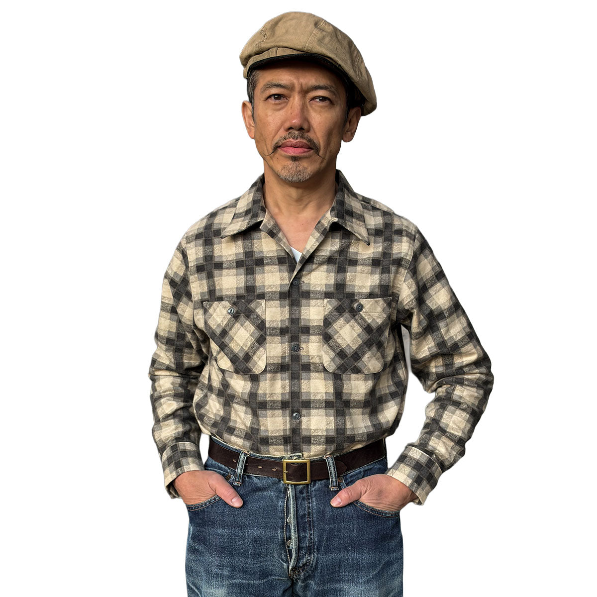 Cotton Print Open Shirt