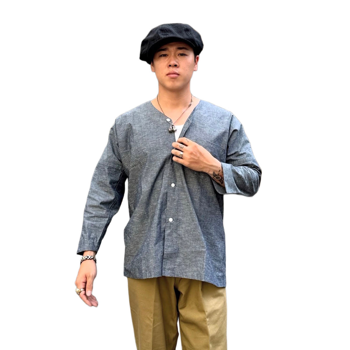 Koiguchi shirt "CHAMBRAY"