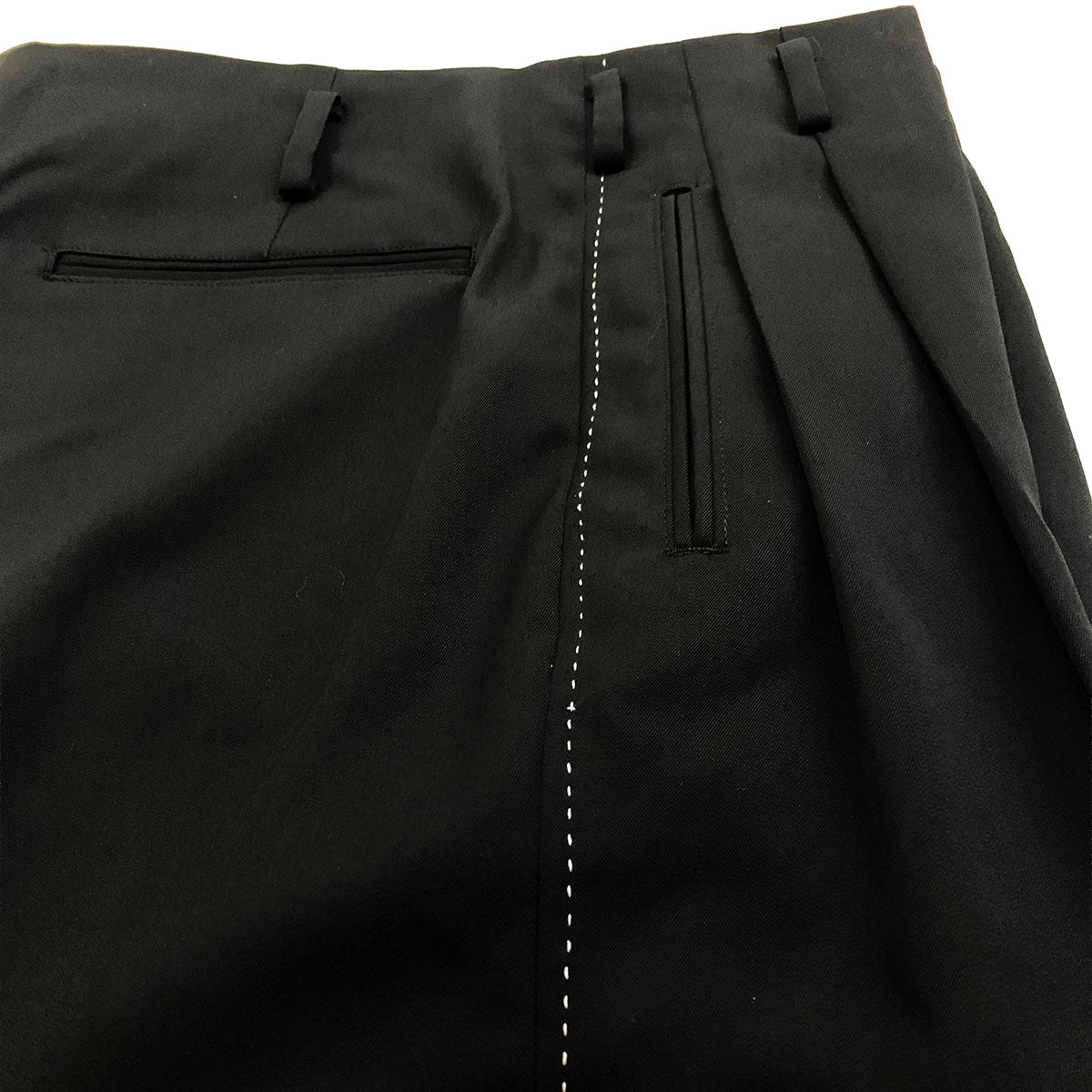 Hand Stitched Two Tuck Trousers