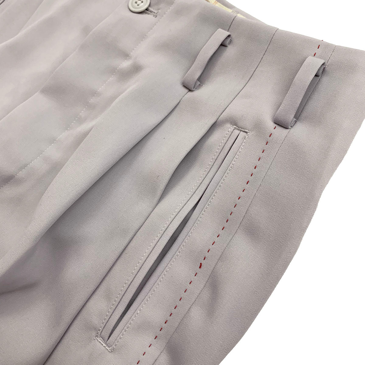 Hand Stitched Two Tuck Trousers