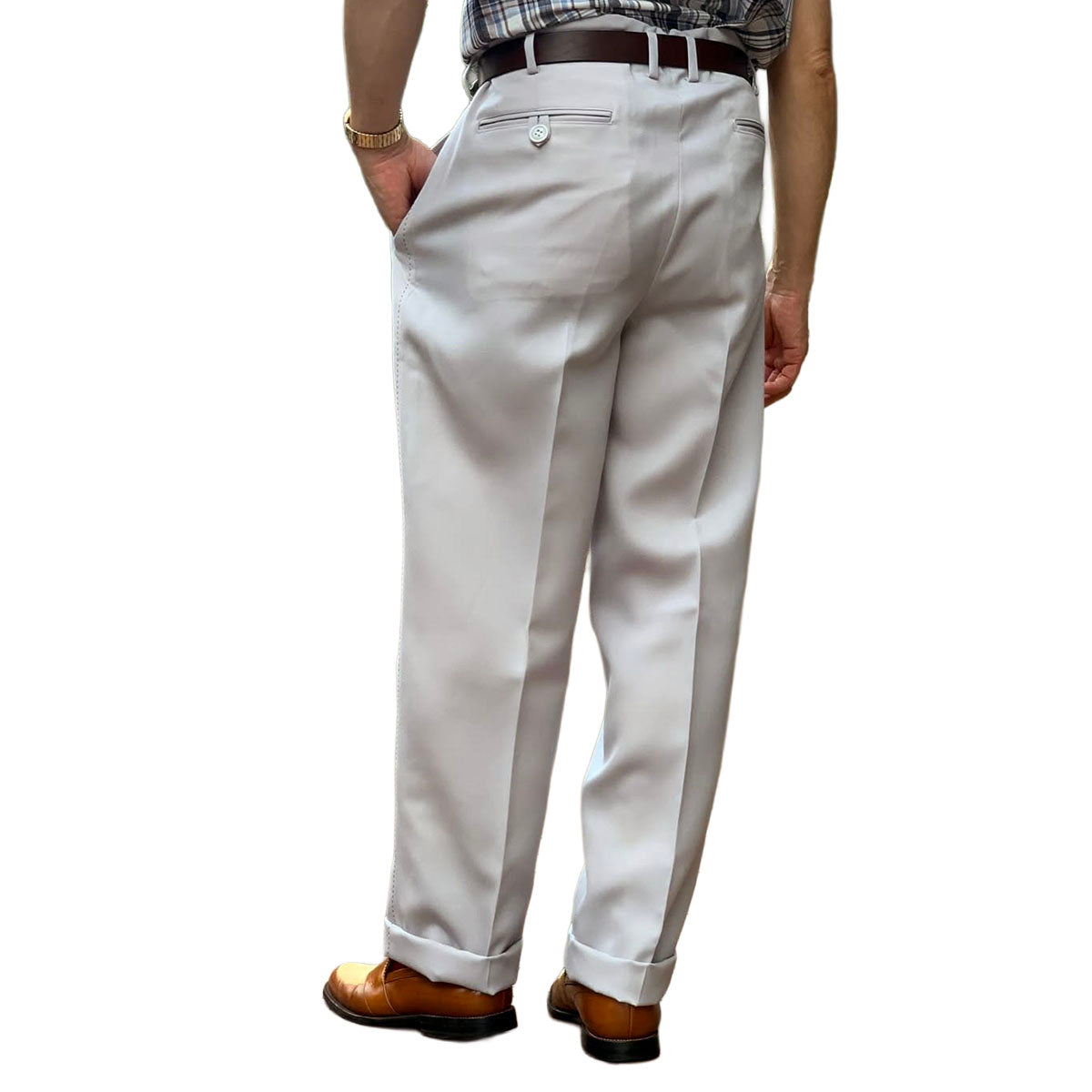 Hand Stitched Two Tuck Trousers