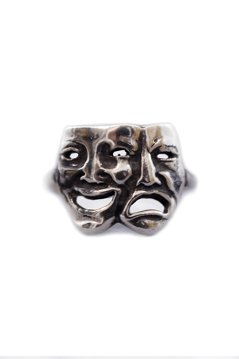 Silver Two Face Ring