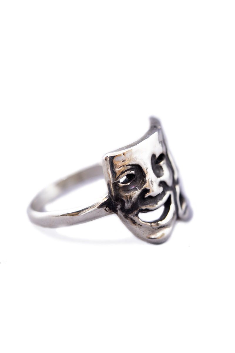 Silver Two Face Ring