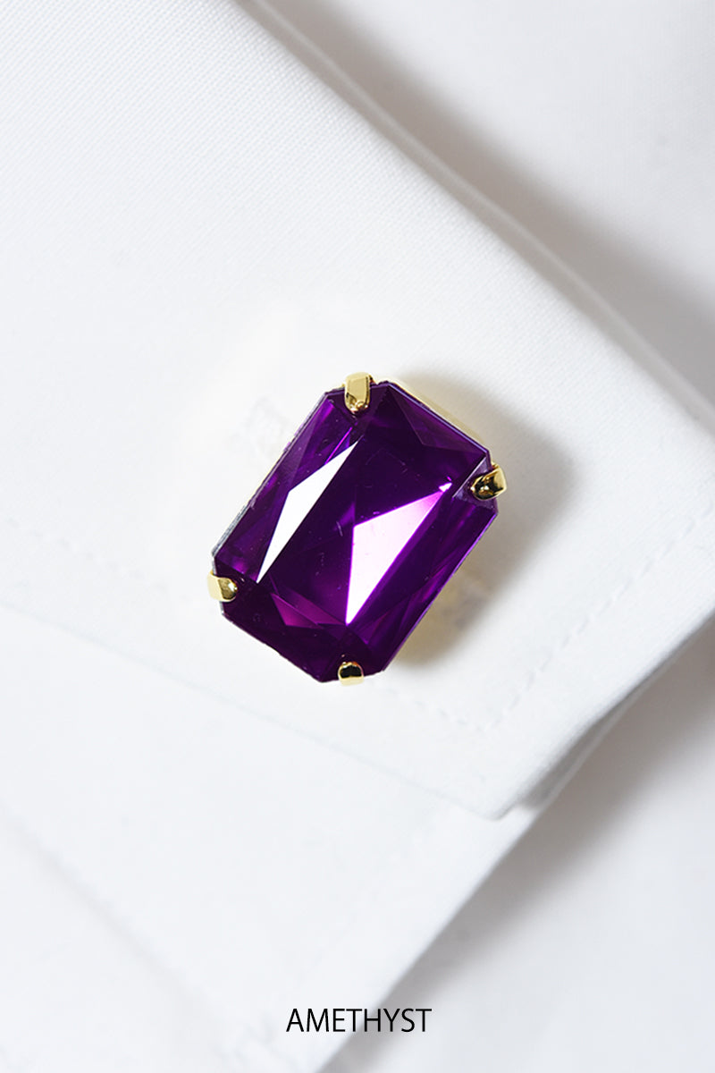 Rhinestone Cuff Links