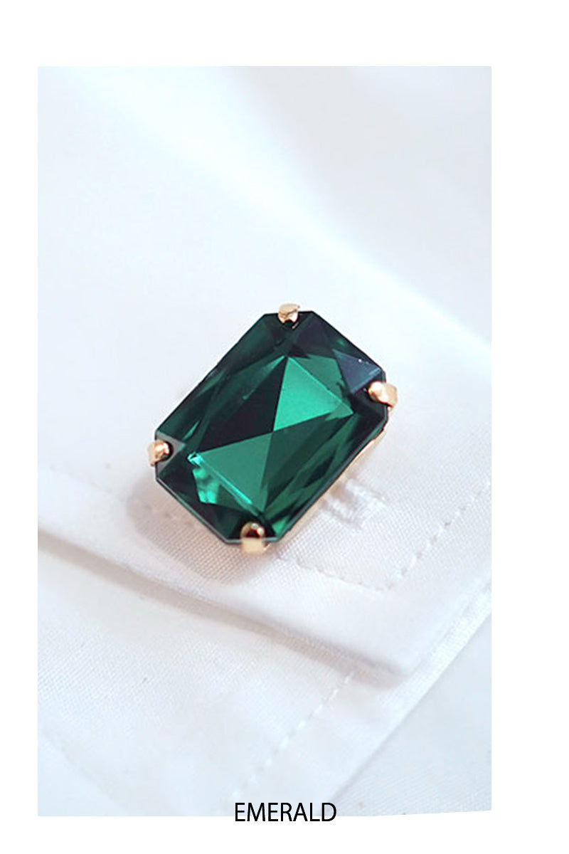 Rhinestone Cuff Links