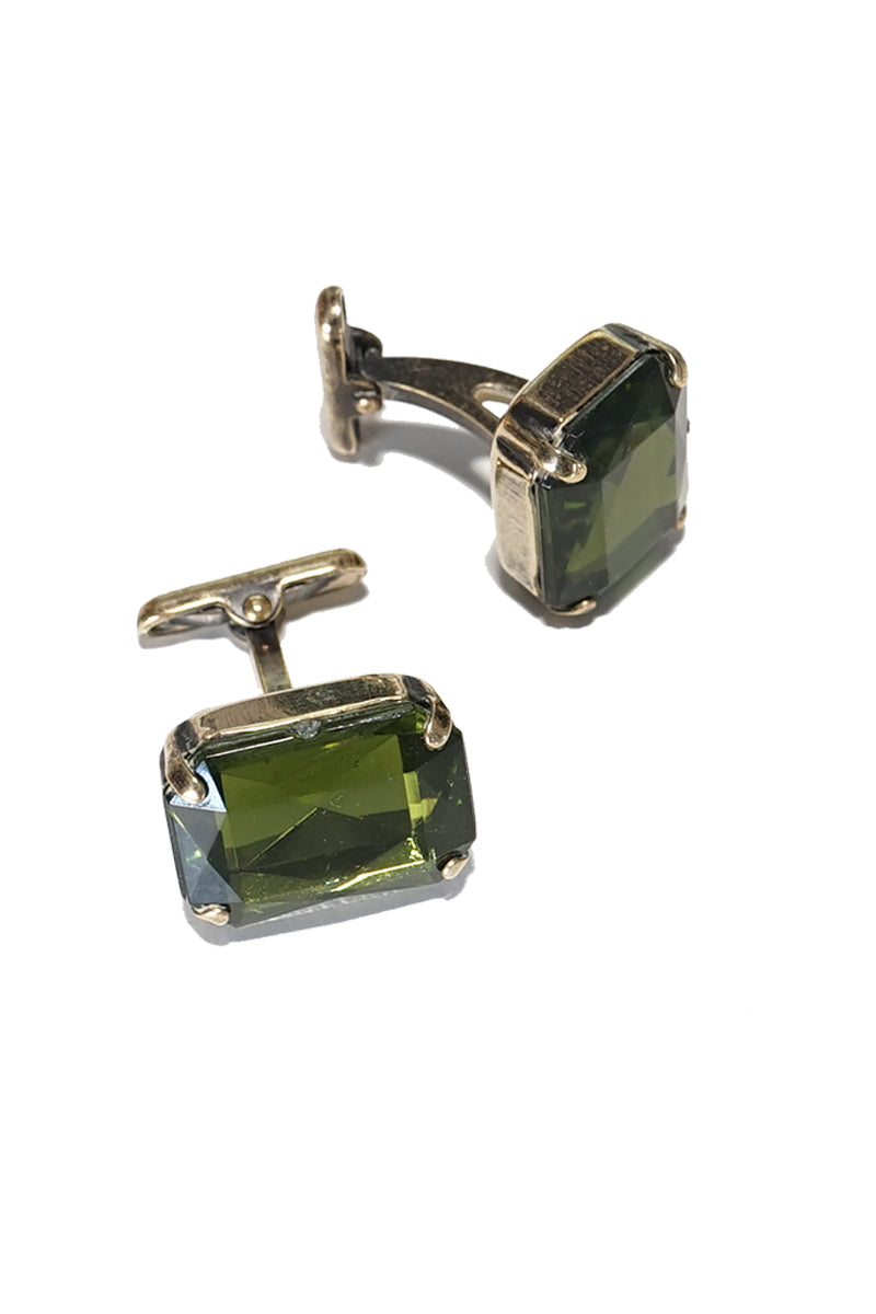 Rhinestone Cuff Links