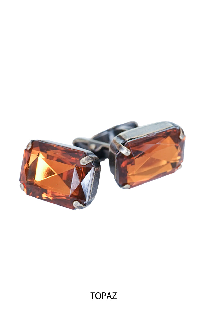 Rhinestone Cuff Links