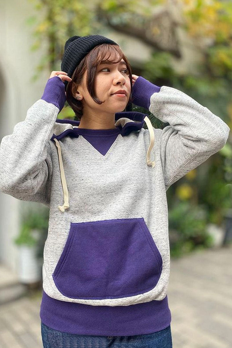 Double Face 3tone Sweat Parka