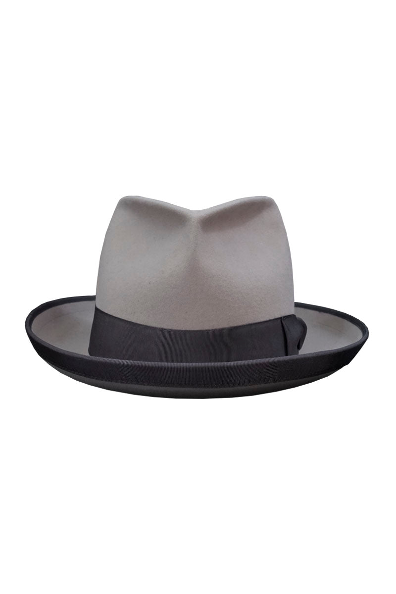 Rabbit Fur Homburg Hat