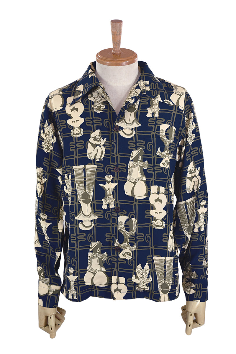 L/S Hawaiian Shirt "Dogu"