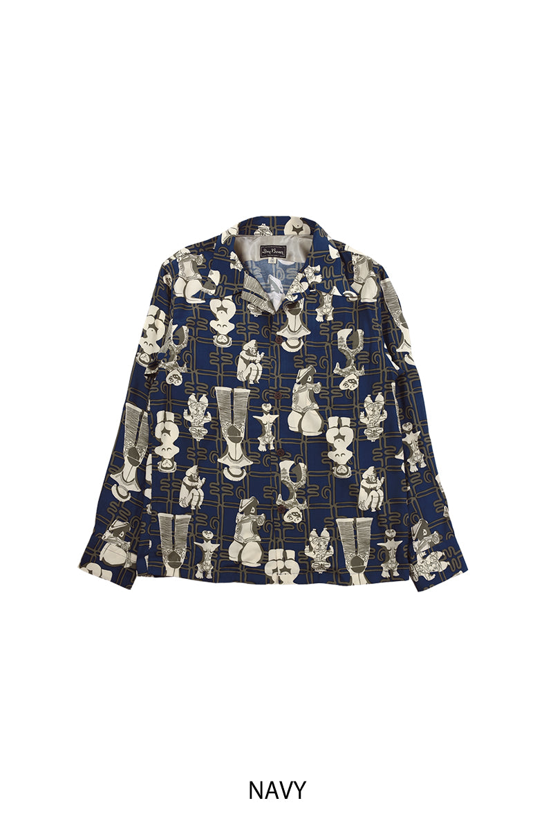 L/S Hawaiian Shirt "Dogu"