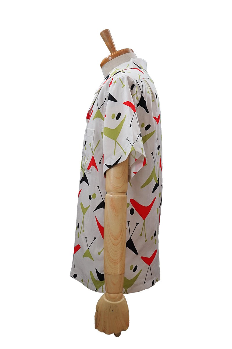 S/S Print Open Shirt “BOOMERANG”