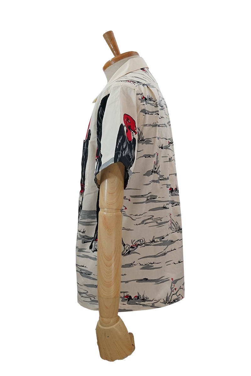S/S Print Open Shirt “CONDOR”