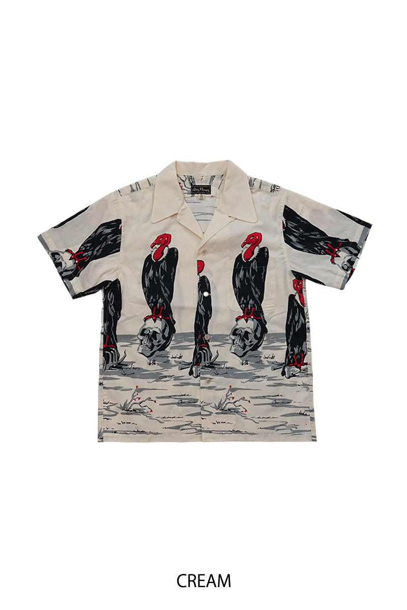 S/S Print Open Shirt “CONDOR”
