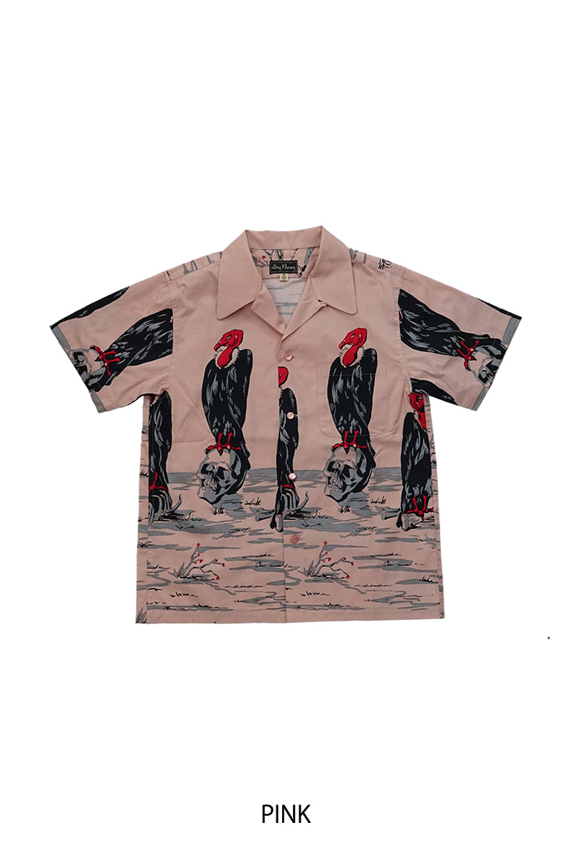 S/S Print Open Shirt “CONDOR”