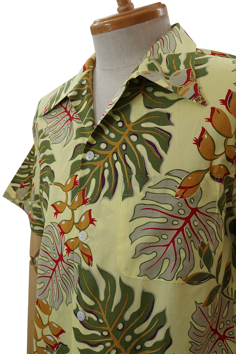 S/S Hawaiian Shirt “MONSTERA”
