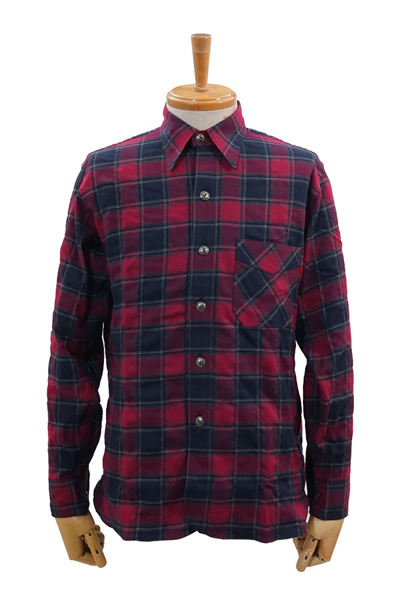 Ombre Check Work Shirt