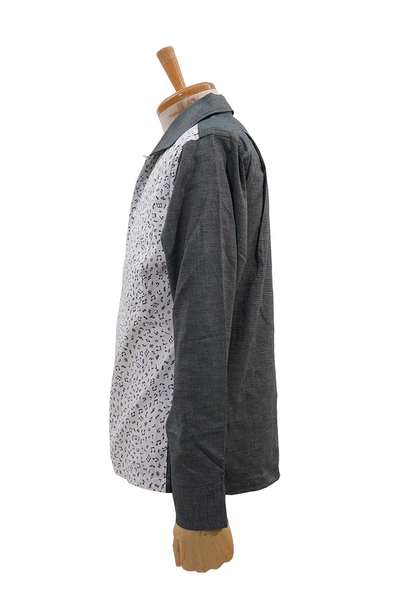 G Cref 2-tone Italian Collar Shirt