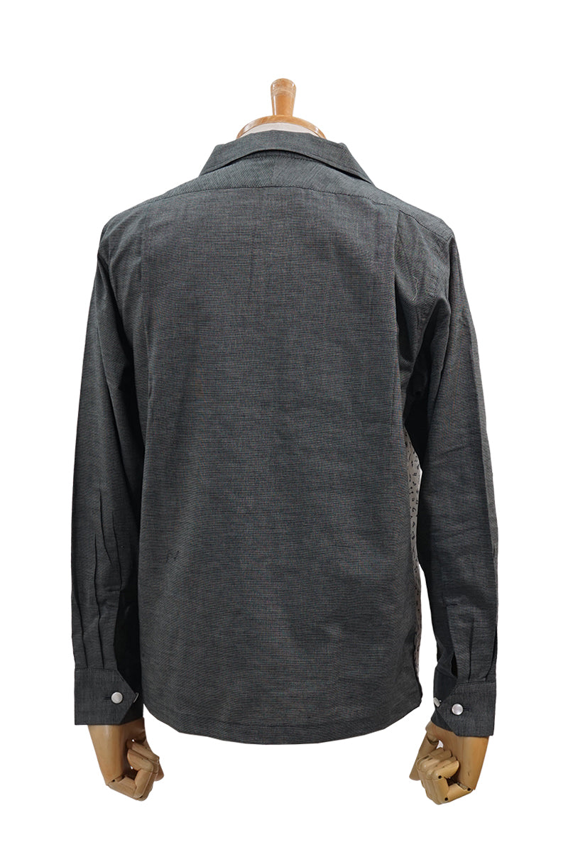 G Cref 2-tone Italian Collar Shirt