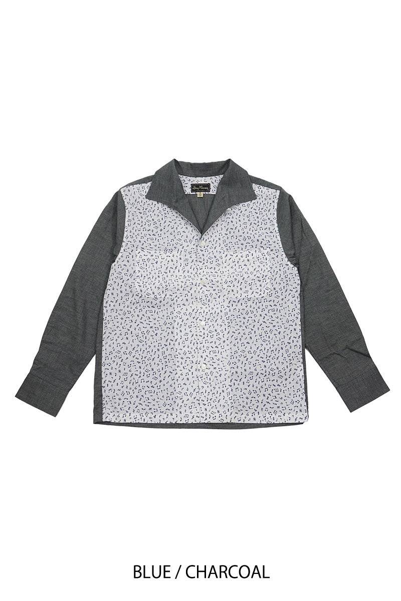 G Cref 2-tone Italian Collar Shirt