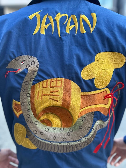 Embroidered Jacket “SNAKE and GAVEL”