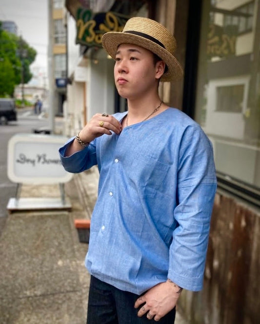 鯉口シャツ。