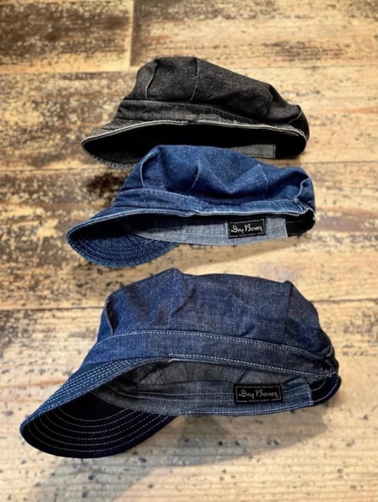 Denim Work Cap