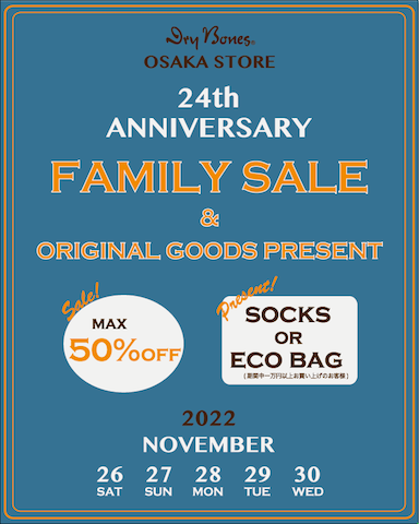 OSAKA STORE 24th Anniversary