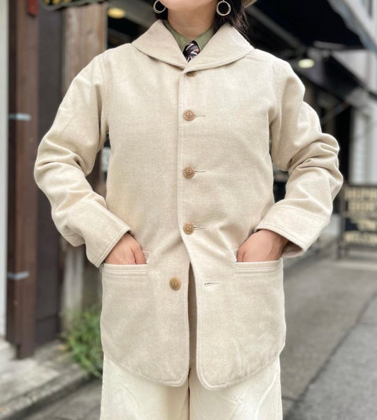 NEW! Wool Melton Shawl Collar Jacket