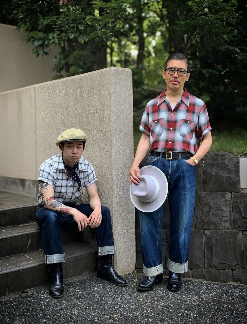Dry Bones 半袖チェックシャツ 40 (L) 夏のチェックシャツ – Dry Bones Online Shop