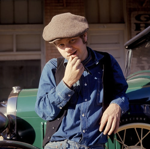 名古屋店限定レザーキャスケット。