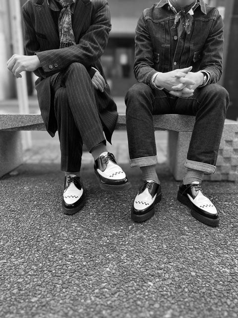 TWO TONE LEATHER SHOES