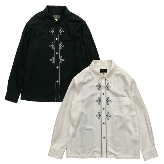 Waiting for production to increase: Embroidered Open Shirt “WESTERN”