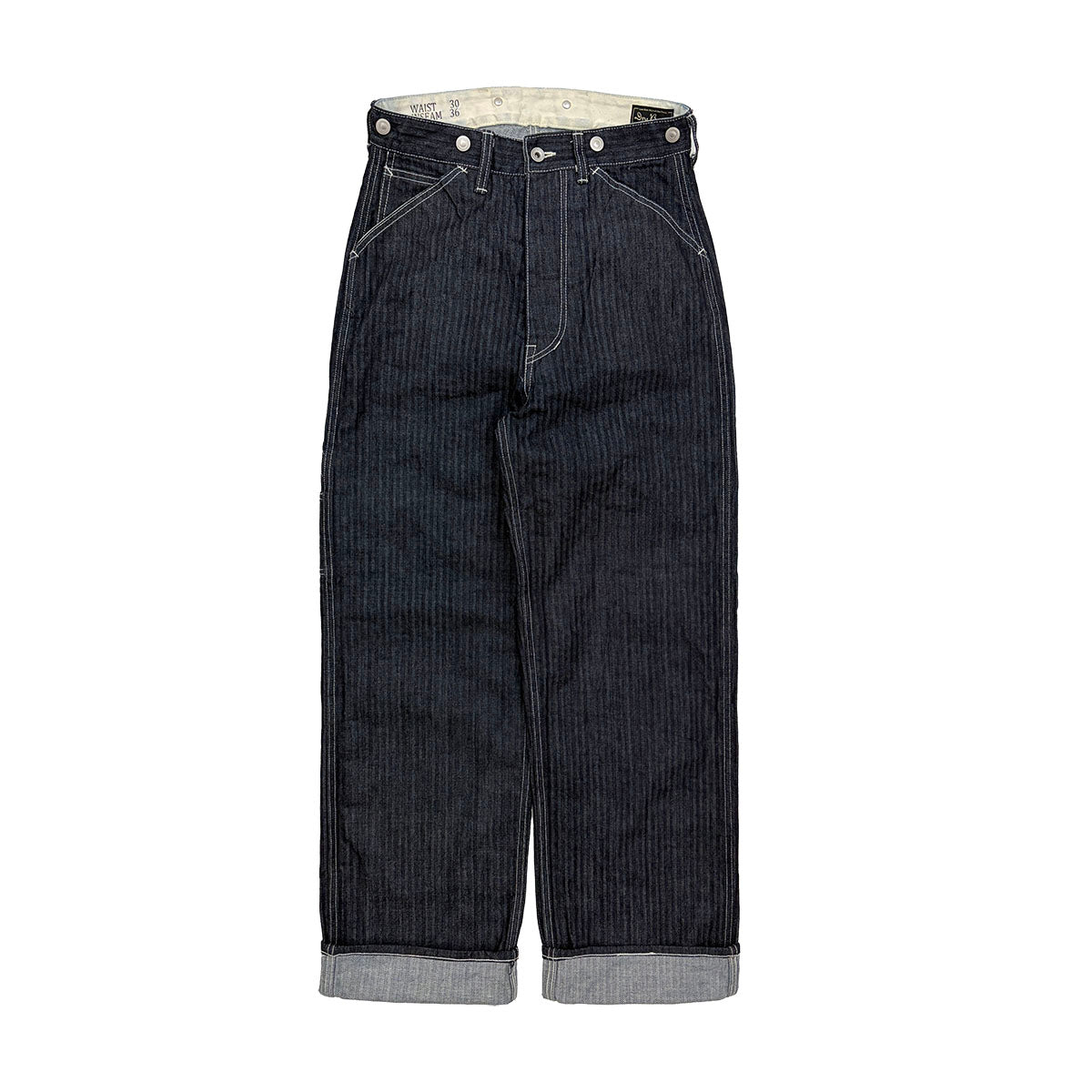 Herringbone Denim Painter Pants