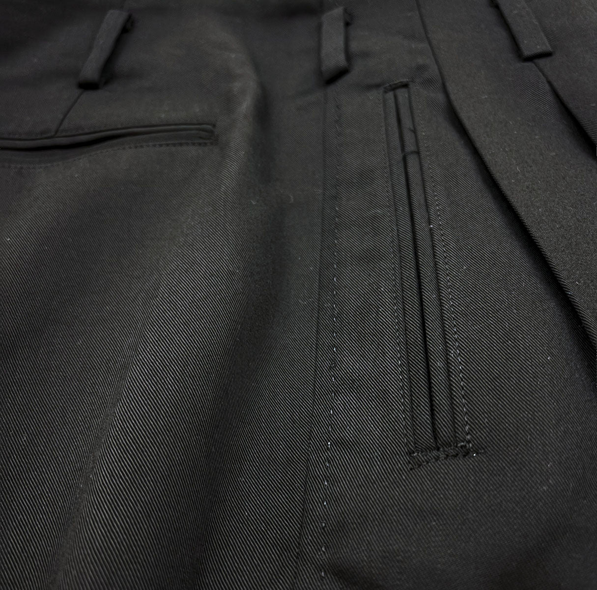 Hand Stitched Two Tuck Trousers