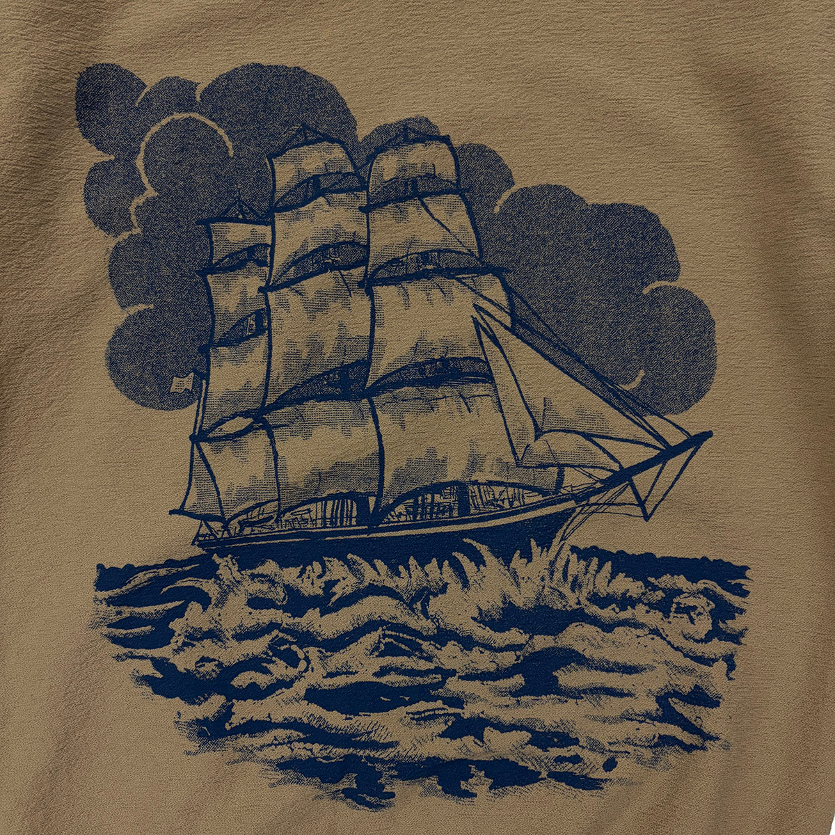 Cotton Sweater “Sailing Ship”