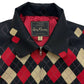 Border Argyle Gabardine Jacket