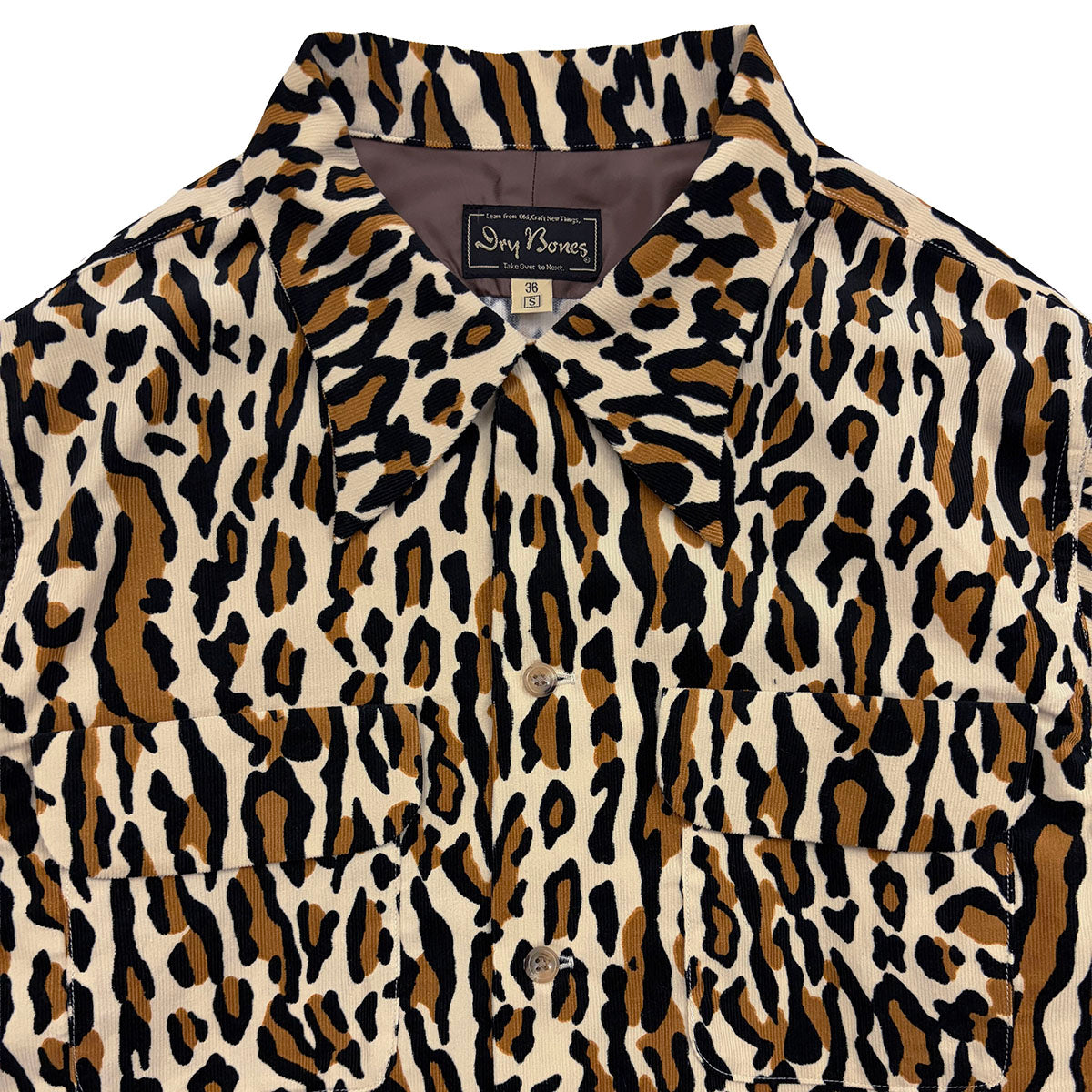 Print 2 Flap Open Shirt “VINCENT’S LEO”