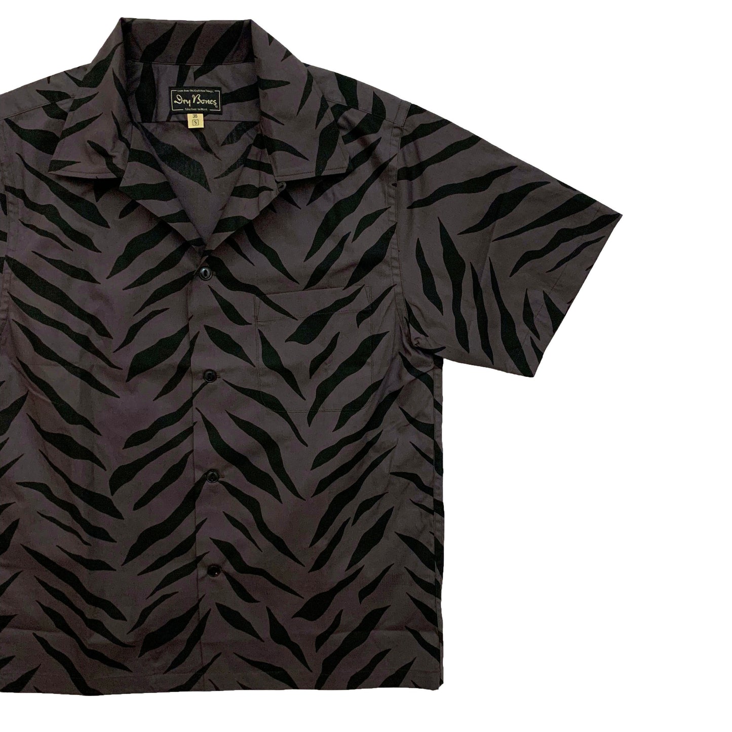 S/S Print Open Shirt“ZEBRA”