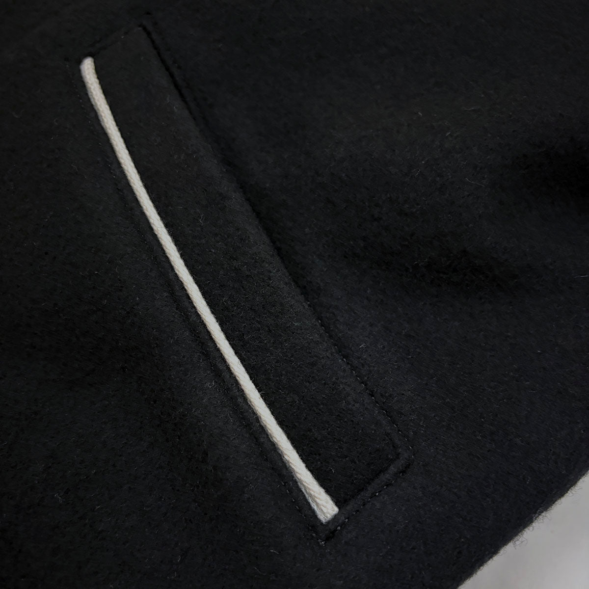 Solid Piping Car Coat
