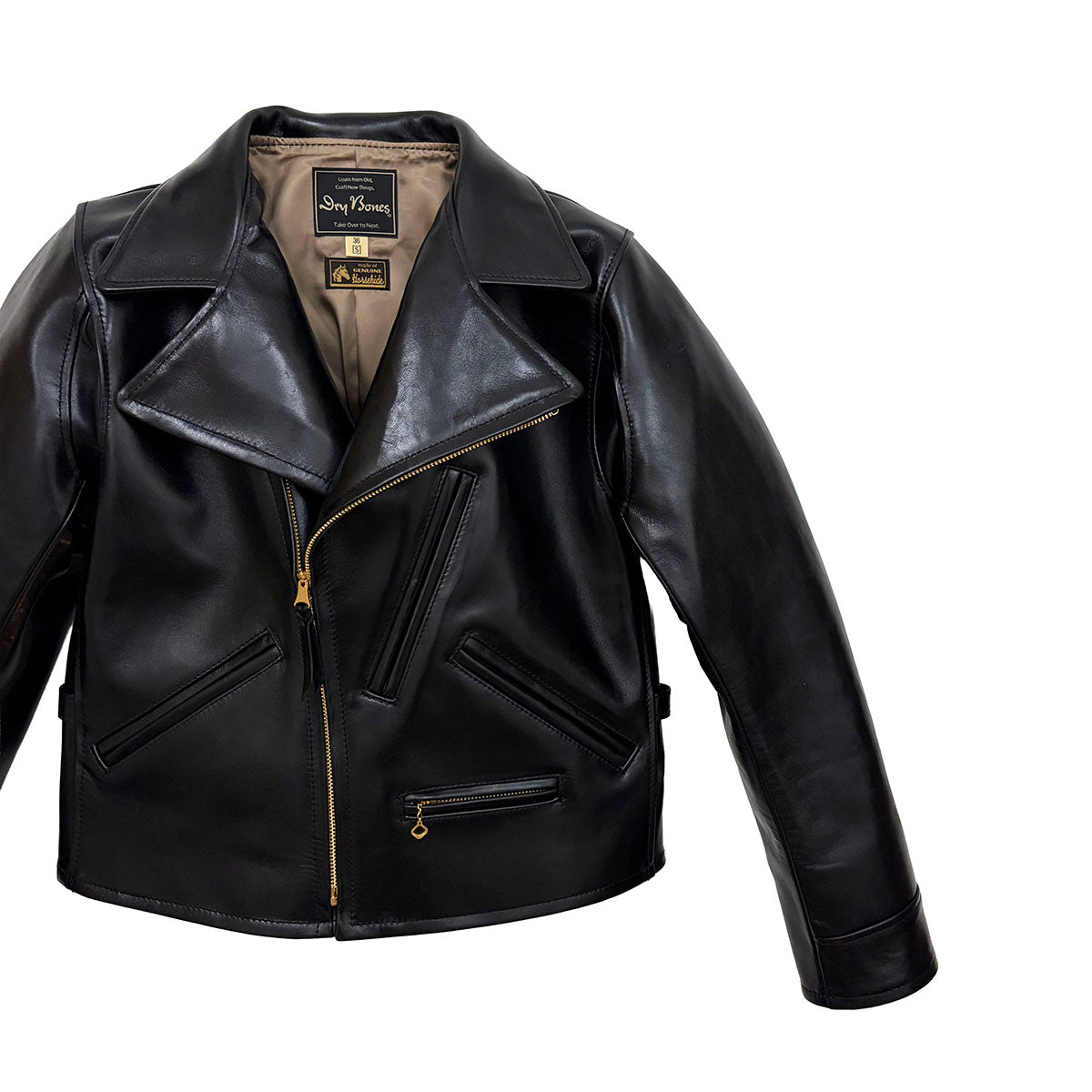 Aviator Type Leather Jacket