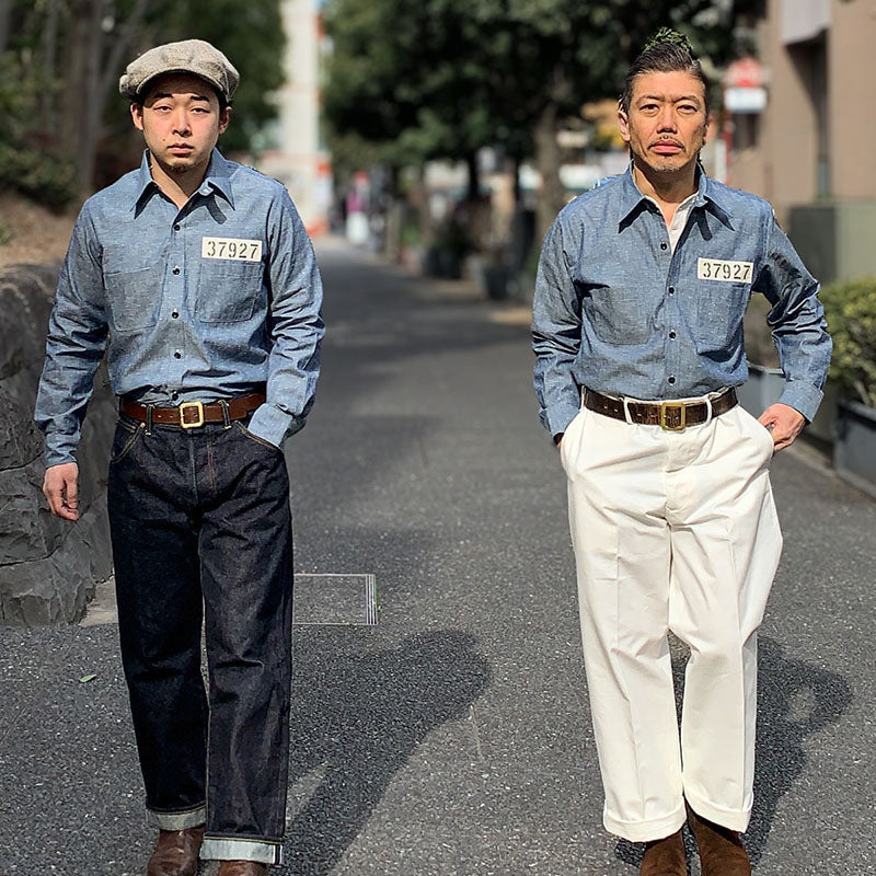 Chambray Work Shirt “ANDY” – Dry Bones Online Shop