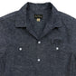 S/S Chambray Open Work Shirt