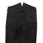 High Back Black Chambray Work Trousers 