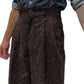 Print Corduroy 2Tack Work Trousers