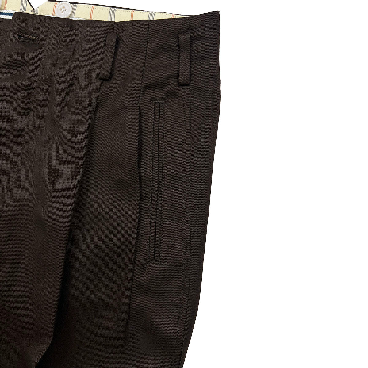 Rayon Gabadine Two Tuck Trousers